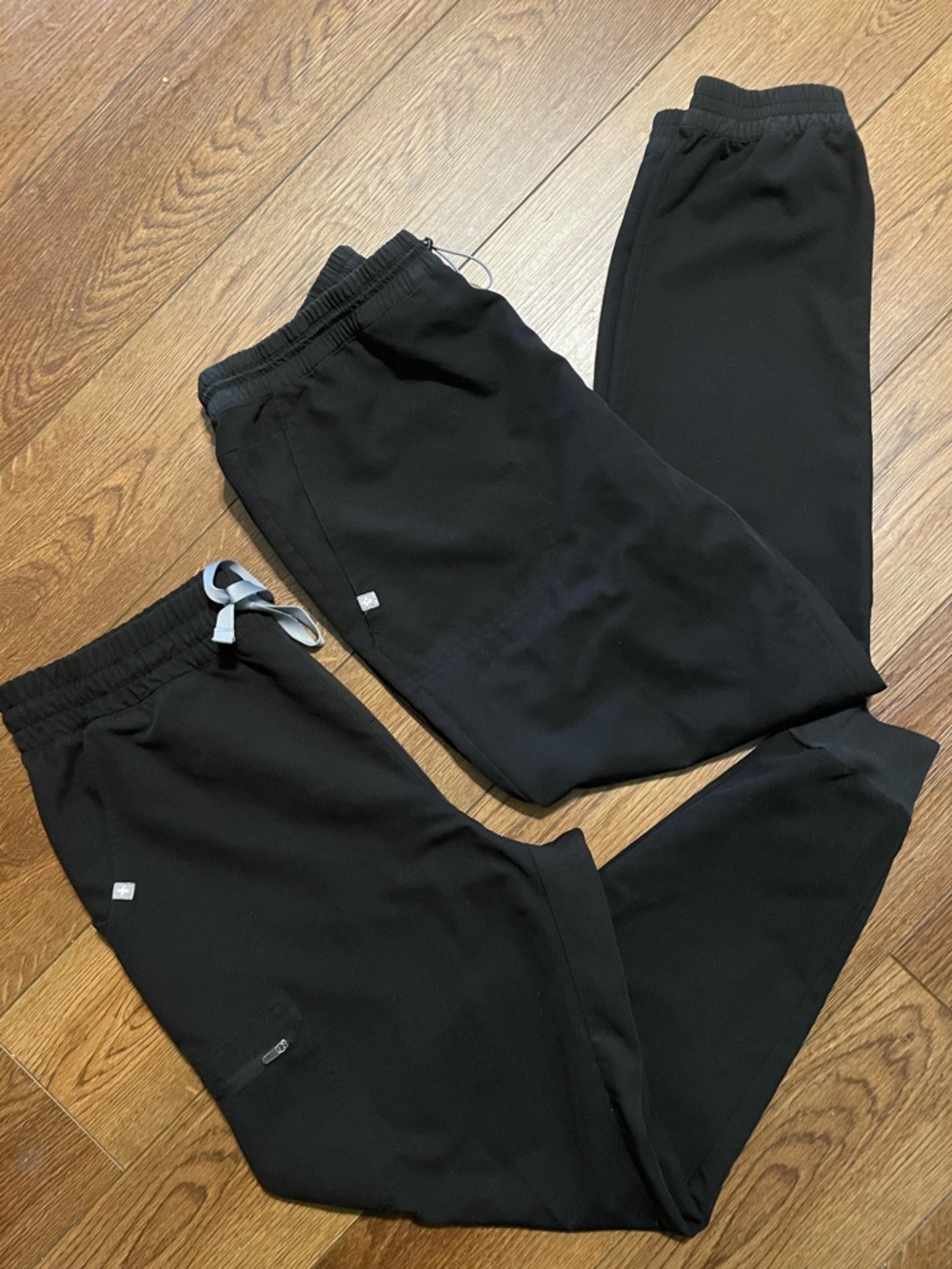 FIGS Bundle- 2 Black Jogger Scrub Pants Large